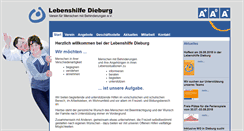 Desktop Screenshot of lebenshilfe-dieburg.de